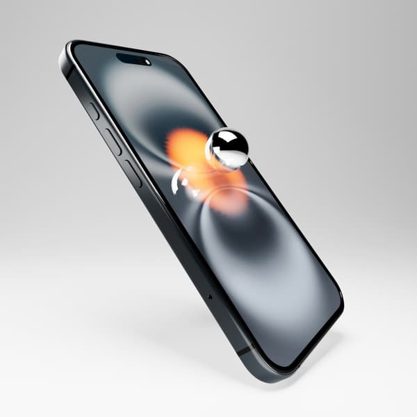 Hybridglas med sort ramme til iPhone 16 Plus / iPhone 15 Pro Max / iPhone 15 Plus Fleksibelt glas D3O