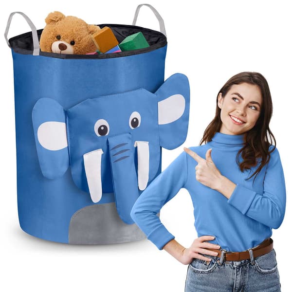 Nukido leksakskorg - blå elefant