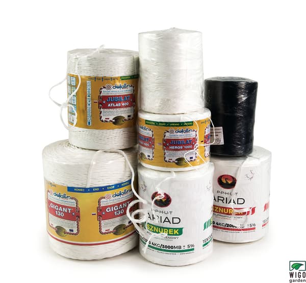 Vitt PP-garn för TEX 2000-maskiner 4 kg 2000 m