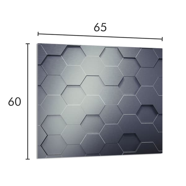 KEITTIÖN LASIPANEELI 65x60 Kuvio