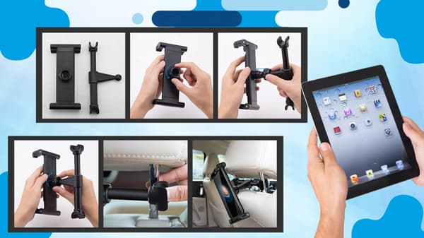 BILHOLDER TIL TABLET TELEFON 4,7-13" SOLID ROTARY JULEGAVEN