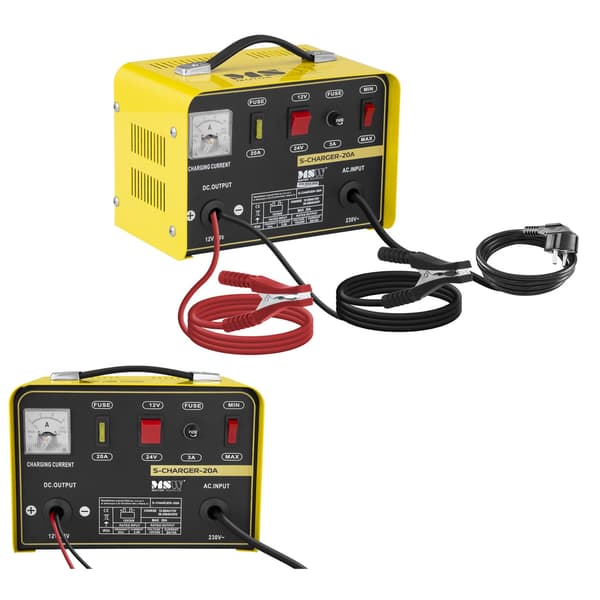Bilbatterioplader 12/24V 12A