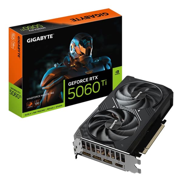 Grafikkort Gigabyte RTX 5060 Ti WindforceMAX OC 16