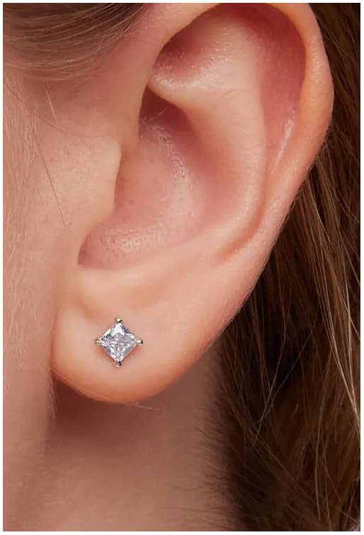 Sølvøreringe Cubic Zirconia Øreringe Sølv 925