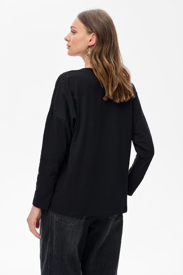 Siri Sort Damebluse 36/38
