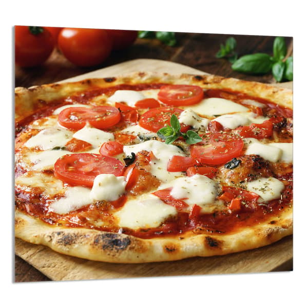 GLASPANEL TIL KØKKEN 65x60 Pizza