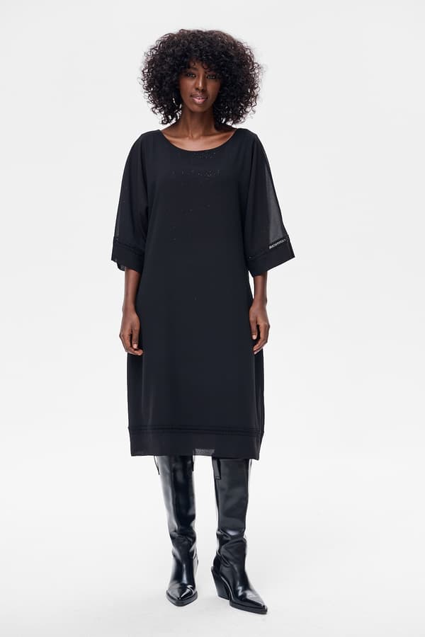 Olga Svart Klänning 34/36