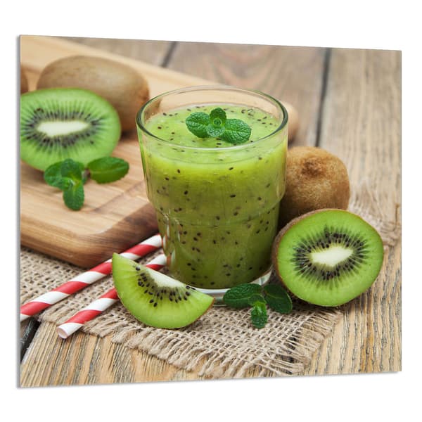 GLASPANEL FÖR KÖK 65x60 Kiwi