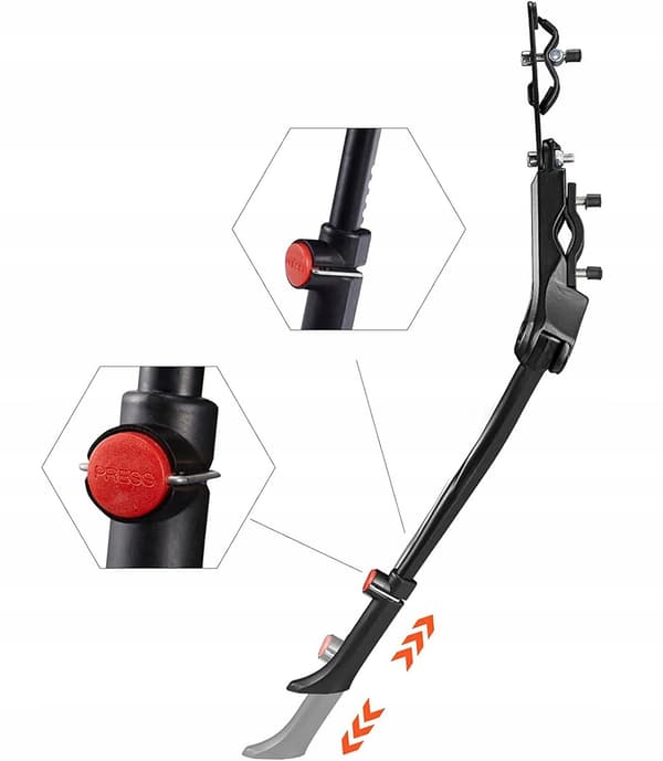 CYKELSTAND, JUSTERBAR 24"-28" CENTRAL