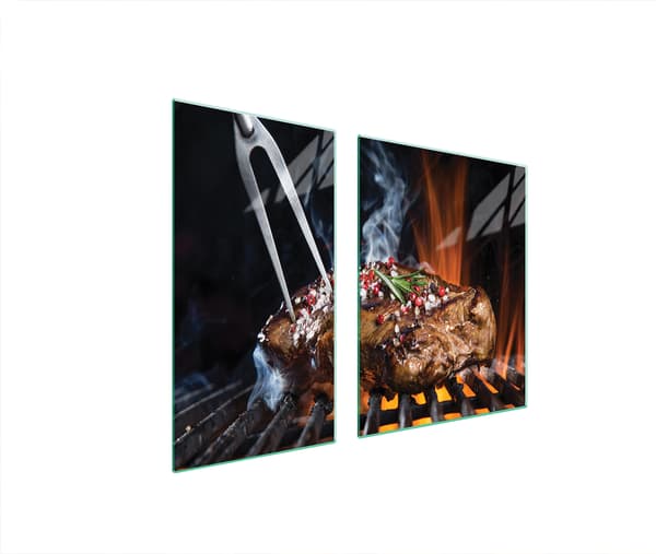 LASINEN SUOJALEVY LIEDELLE 90X52 GRILLILLE