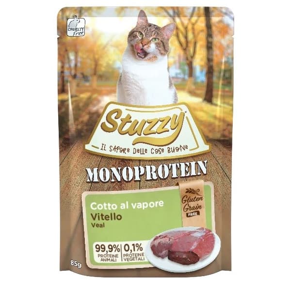 STUZZY Monoprotein vådfoder til katte, blanding af smagsvarianter 25x85g