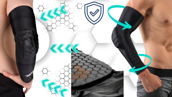 Kompressionarmbågsskydd termoaktiv L