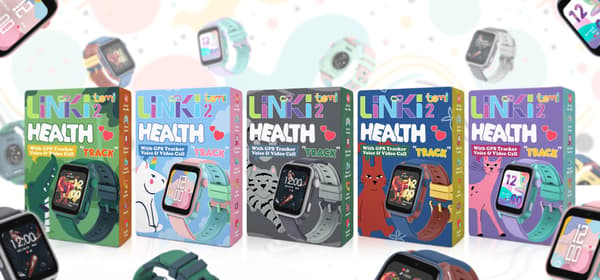 Bemi Linki2 4G LTE GPS LBS Pulstermometer Rosa Smartklocka för Barn