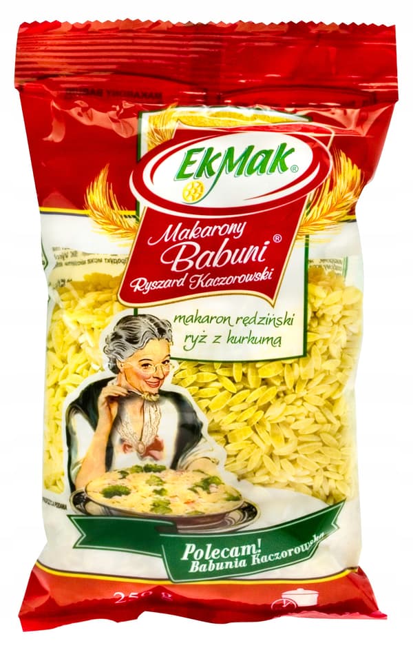 EkMak liten pasta 250g ris med gurkmeja
