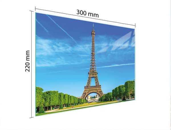 SKÄRBRÄDA I GLAS 30x22 PARIS