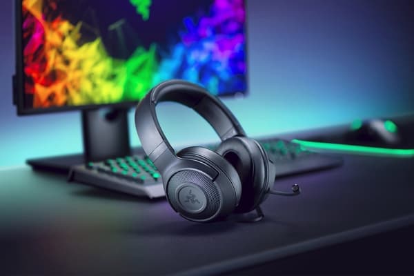 Razer Kraken X Lite Kablet Gaming Headset, Sort