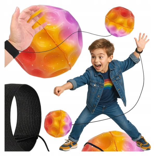 GALAXY BALL på elastik GALAXY BALL METEOR rumøvelsesbold
