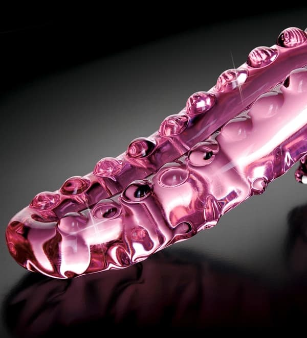 Icicles Curved Glass Dildo Perfekt til Massage