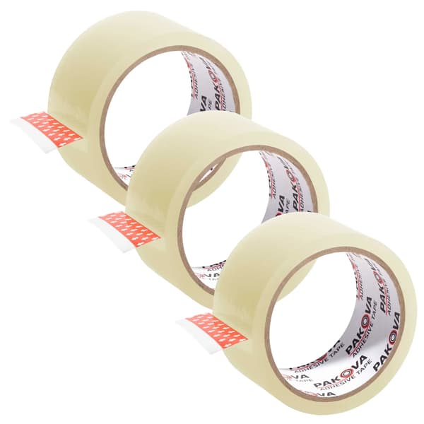 PAKOVA 48/50 TRANSPARENT 3-PACK PACKTEJP