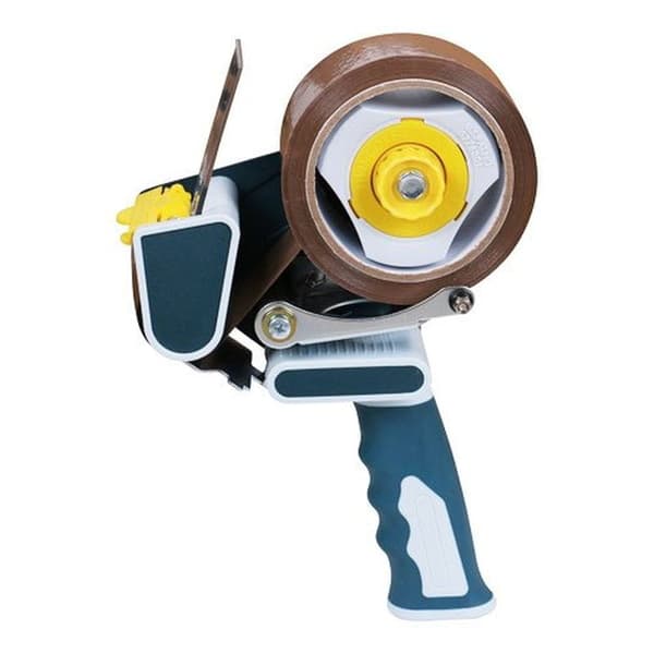 Tyst dispenser för packtejper 50/75 mm i diameter före
