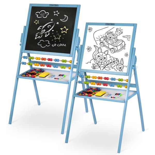 Ricokids Magnetisk Tavle Roterende Tavle - Blå