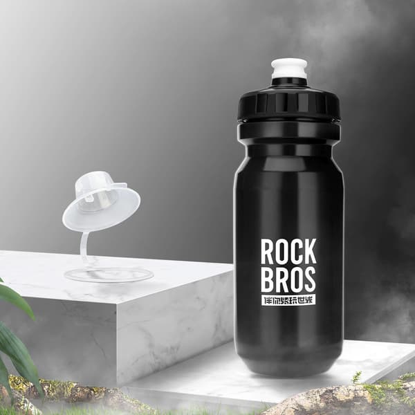 Cykelflaske til vanddrikke 600 ml - sort