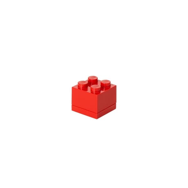 LEGO(R) æske klods fire rød