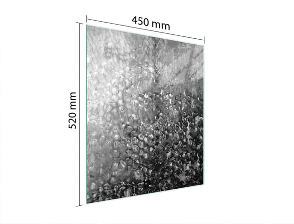GLAS SKÆREBRÆT 45x52 DROPS