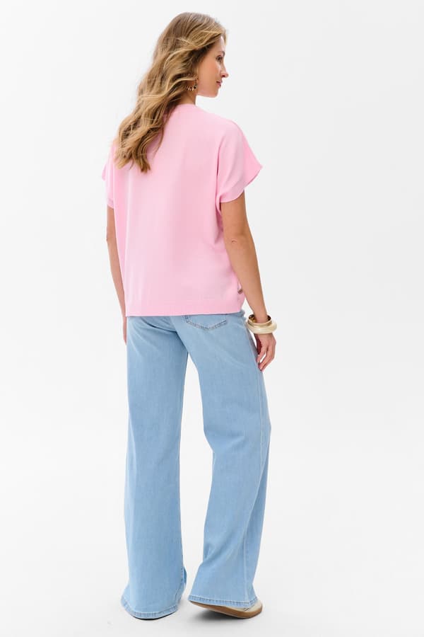 Damebluse Garden Lyserød 36/38