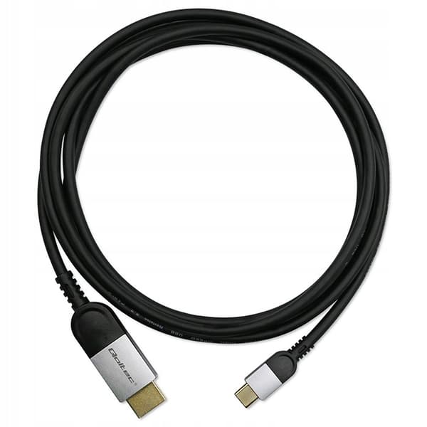 Qoltec USB-C - HDMI -sovitinkaapeli, nopea 4K-sovitin | 60Hz | 32AWG | 2m