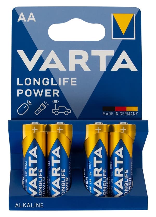 Varta-paristot LR6 AA 20x4