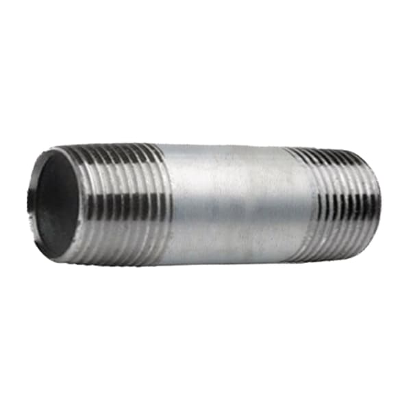 Rörnippel 1 1/4 tum 180mm galvaniserad