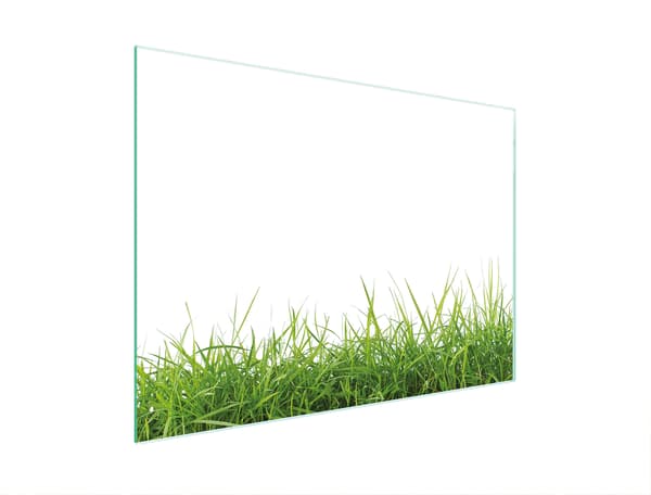 SKÄRBRÄDA I GLAS 30x22 VIT