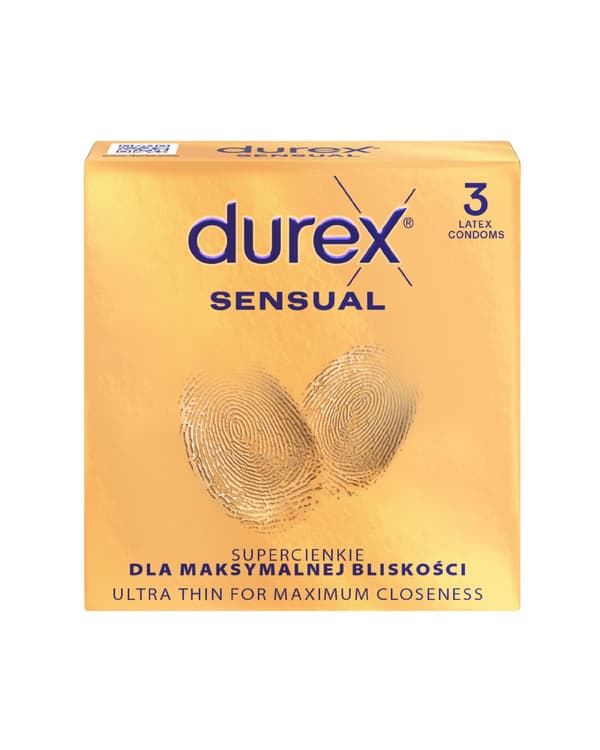 DUREX Sensual Super Thin -kondomit 1 pakkaus - 3 kpl