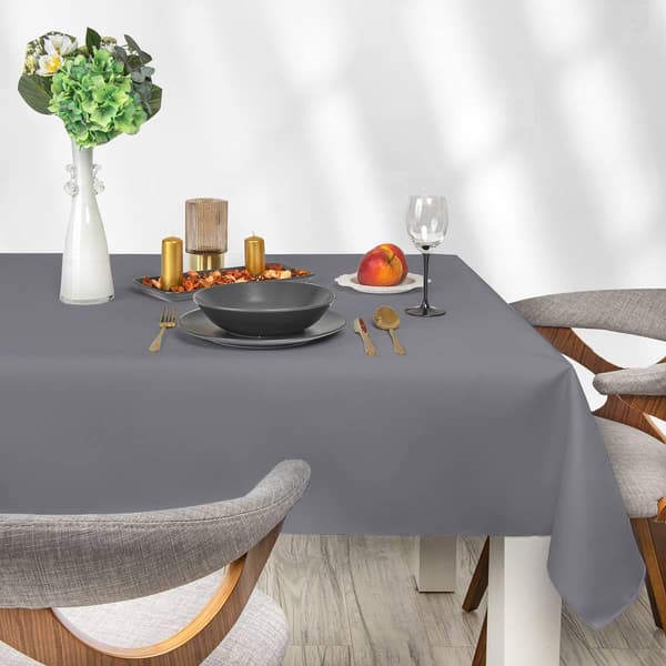 Mysigt hem och vardagsrum grå duk 140x260 cm rektangulär, klassisk och vattenbeständig