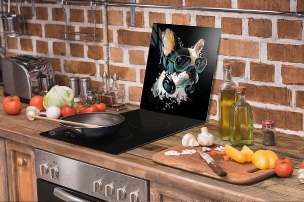 GLAS SKÄRBRÄDA 45x52 HUND