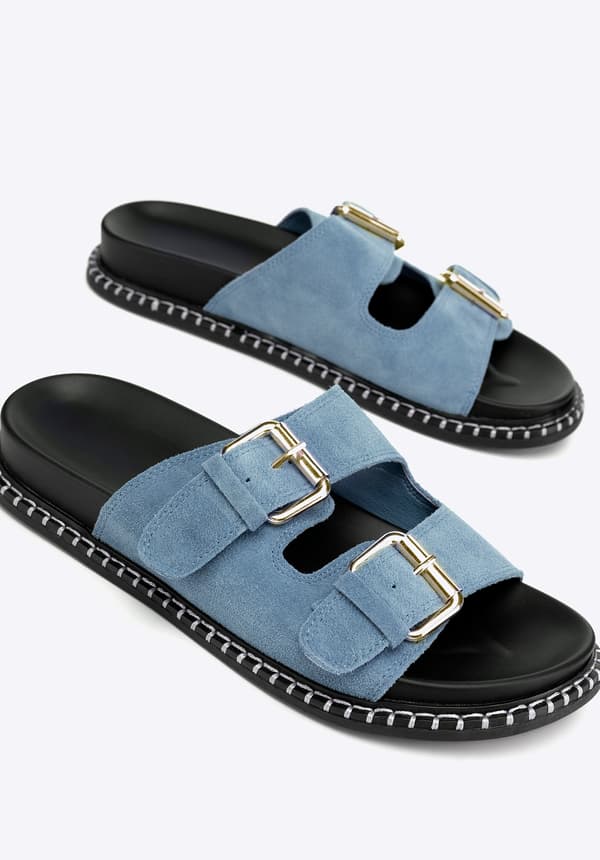 Wittchen Blå Flip-flops i ruskind til kvinder