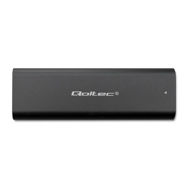Qoltec-hölje/kortplats för M.2 SSD-diskar | NVME | PCI-E | USB typ C