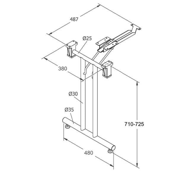 SC-921 - 48 cm, aluminium