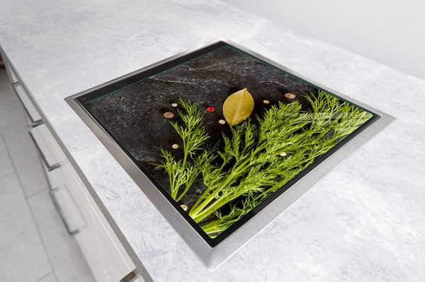 GLASSKYDDSPLÅT FÖR SPIS 50x52 KOPPAR