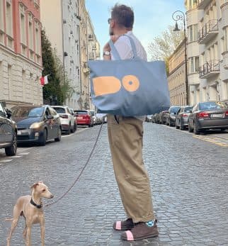 Laukku Exclamation Sininen Karamelli