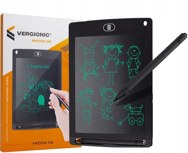 Grafiktablet Marker til børn til tegning LCD 8,5" legetøj