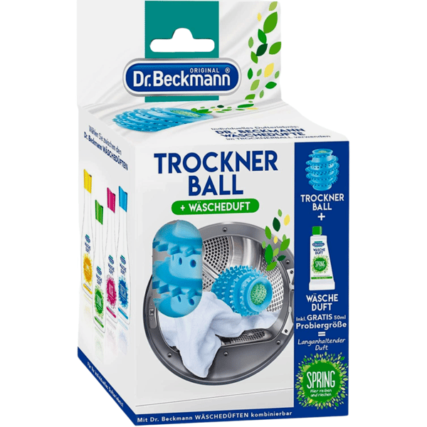 Dr. Beckmann Set med torkboll + parfym vårdoft 50ml