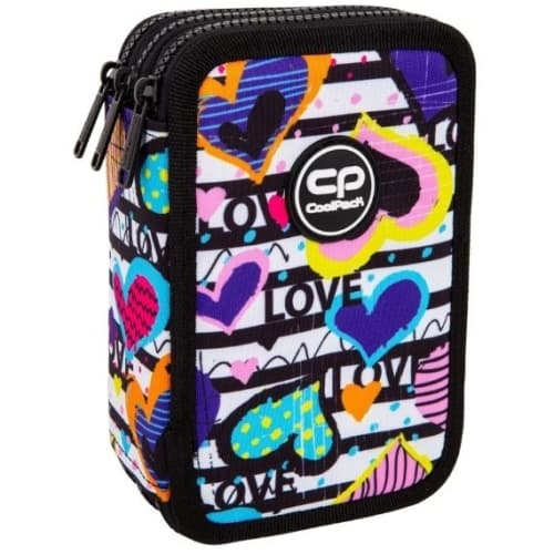 Trippeldäckarpennfodral med utrustning CoolPack Jumper 3 DIARY