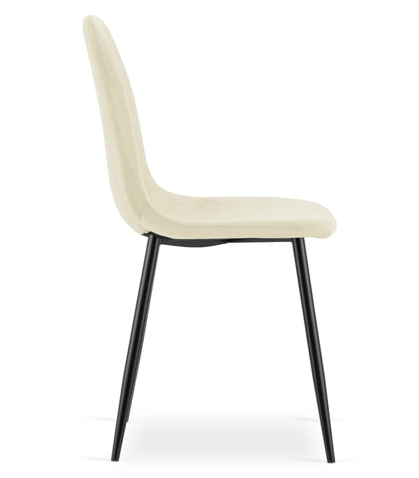 COMO stol - beige velour x 2