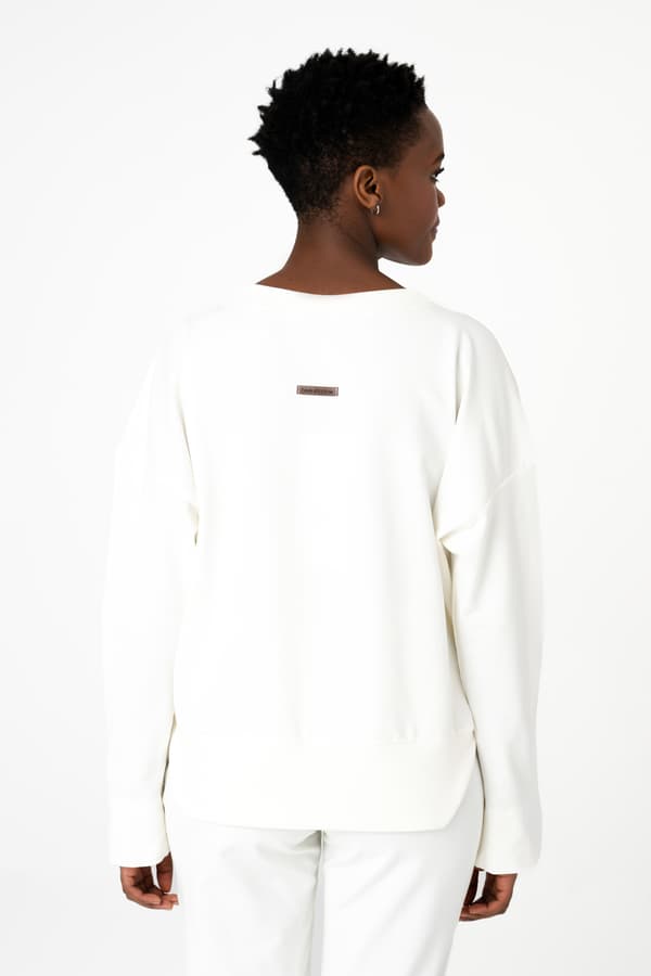 Dame Resal Ecru Sweatshirt 44/46