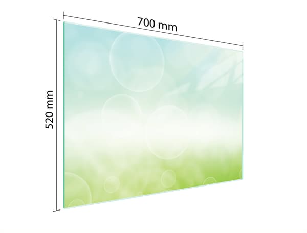 LASINEN SUOJALEVY LIEDELLE 70x52 DAISY
