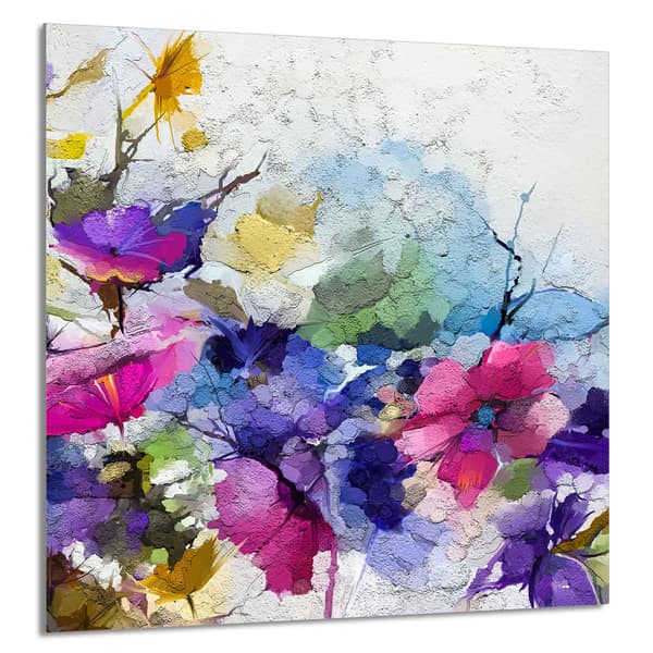 KEITTIÖN LASIPANEELI 60x65 Kukat