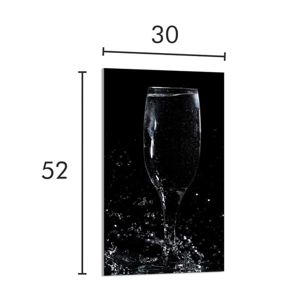 GLAS SKÄRBRÄDA 30x52 Vin