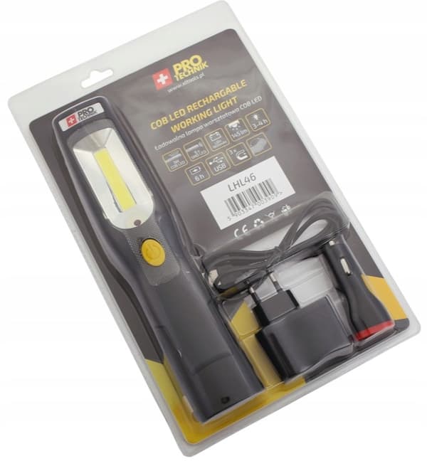 3W COB + 6LED työpajalamppu langaton taskulamppu